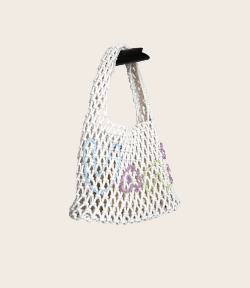 CORAL BAG white