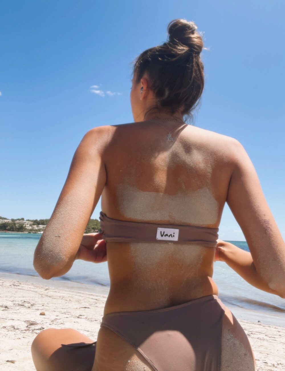 COCONUT BIKINI TOP brown - Image 6