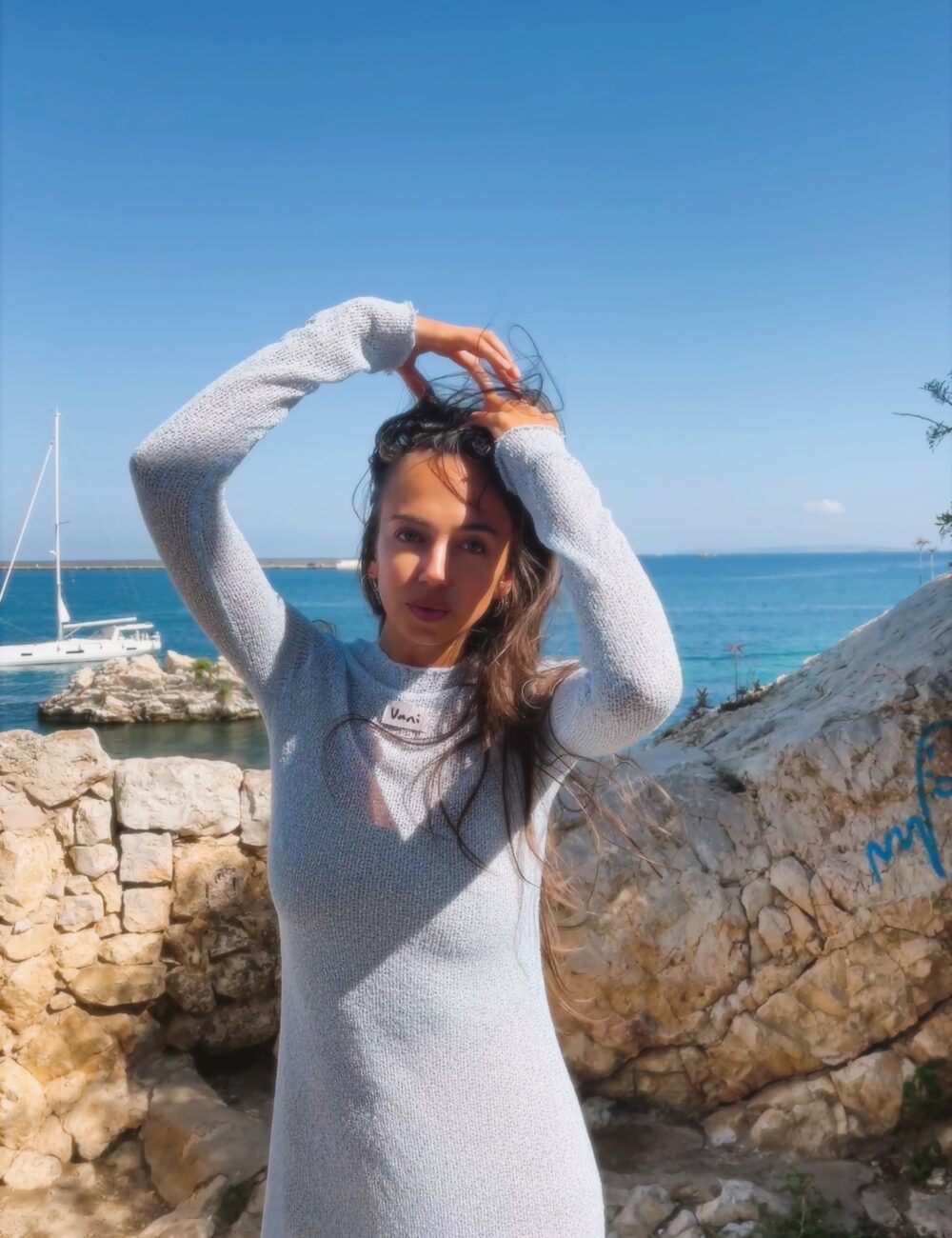 LAGOON DRESS blue - Image 2