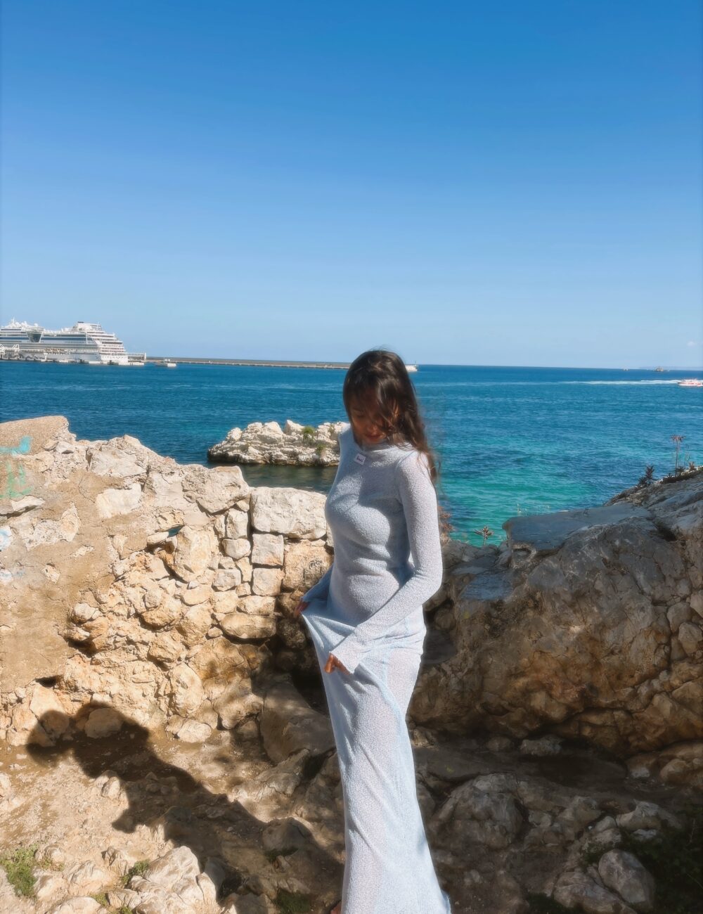 LAGOON DRESS blue - Image 3