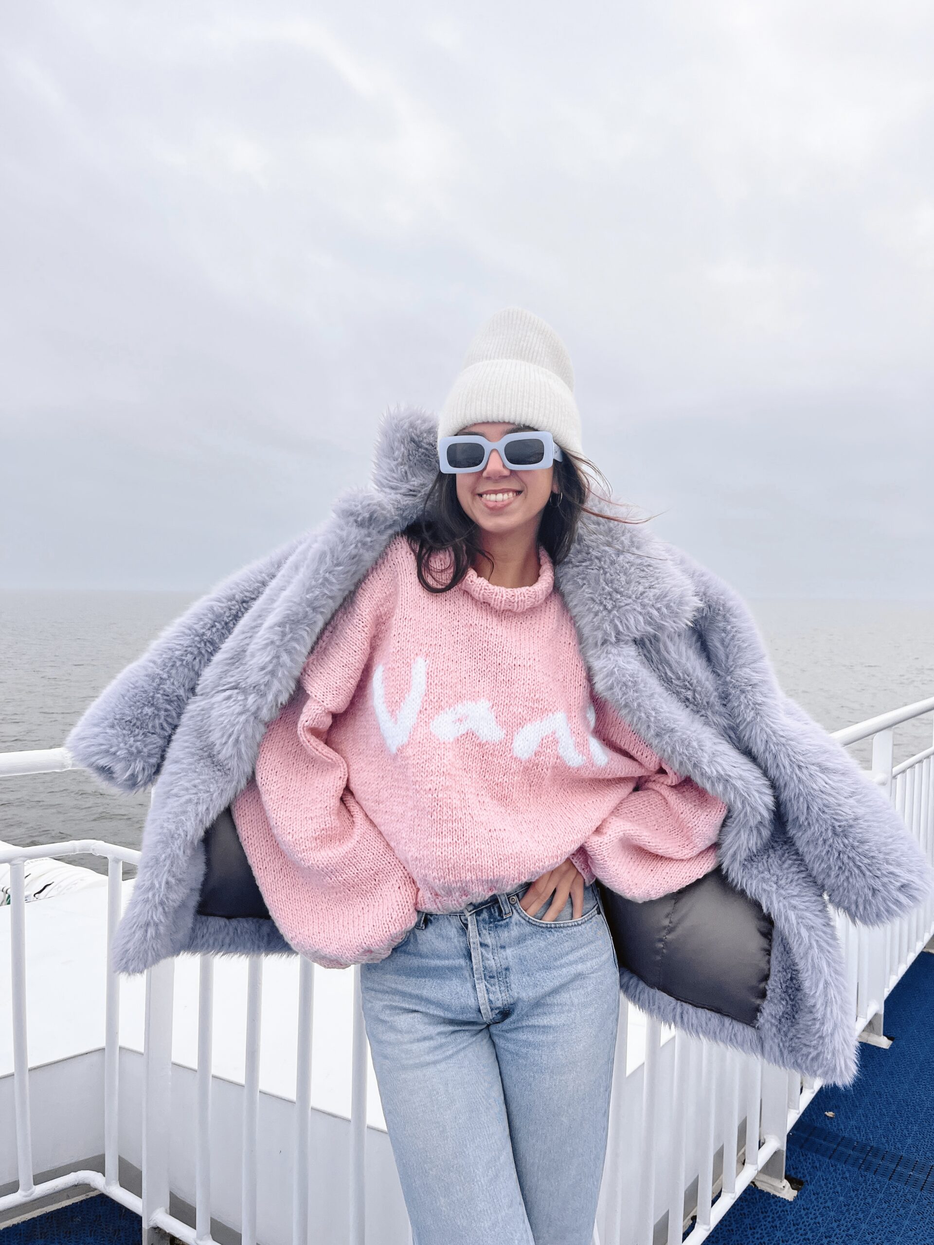 SKI SWEATER pink